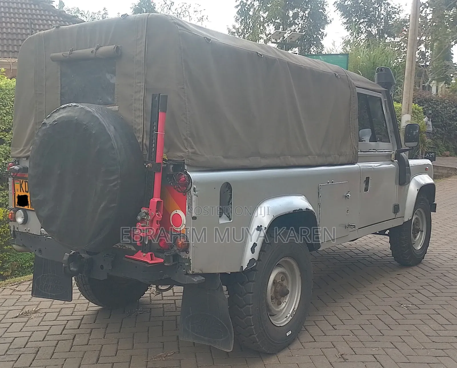 Land Rover Defender Soft Top 4x4 1995 Gray