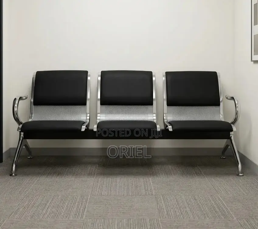 3-Seater Waiting Room Bench