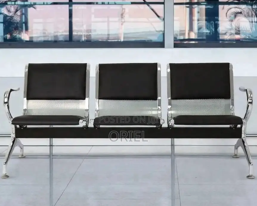 3-Seater Waiting Room Bench