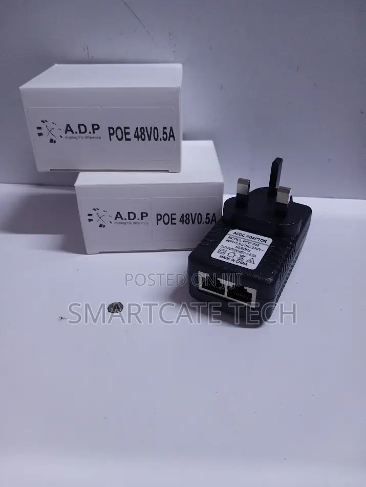 48V Passive PoE Injector Power Adapter Ethernet Injector