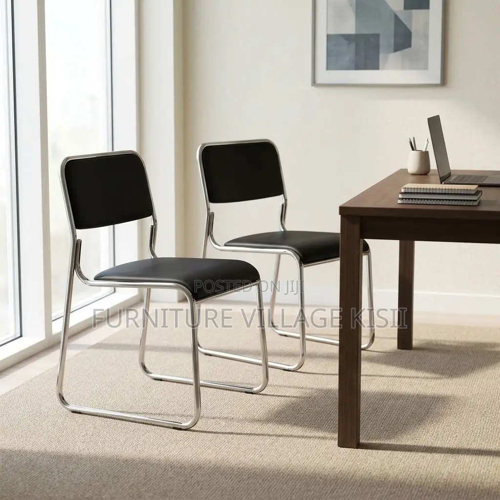 Low Back Leather Visitor Chair