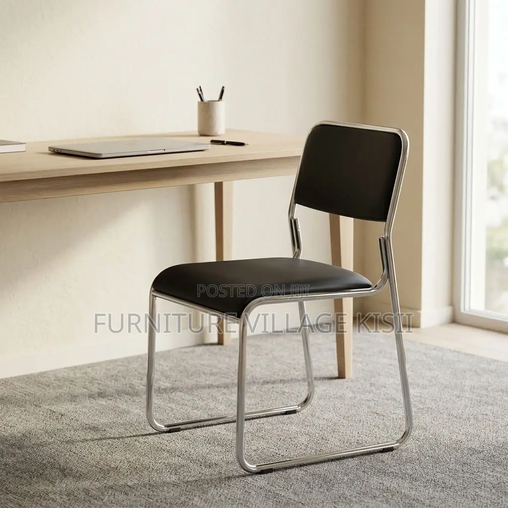 Low Back Leather Visitor Chair