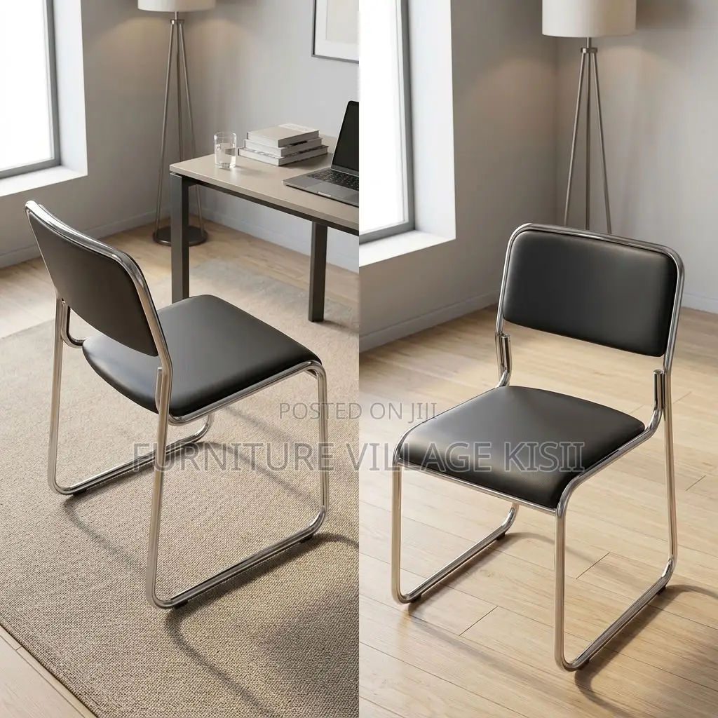 Low Back Leather Visitor Chair