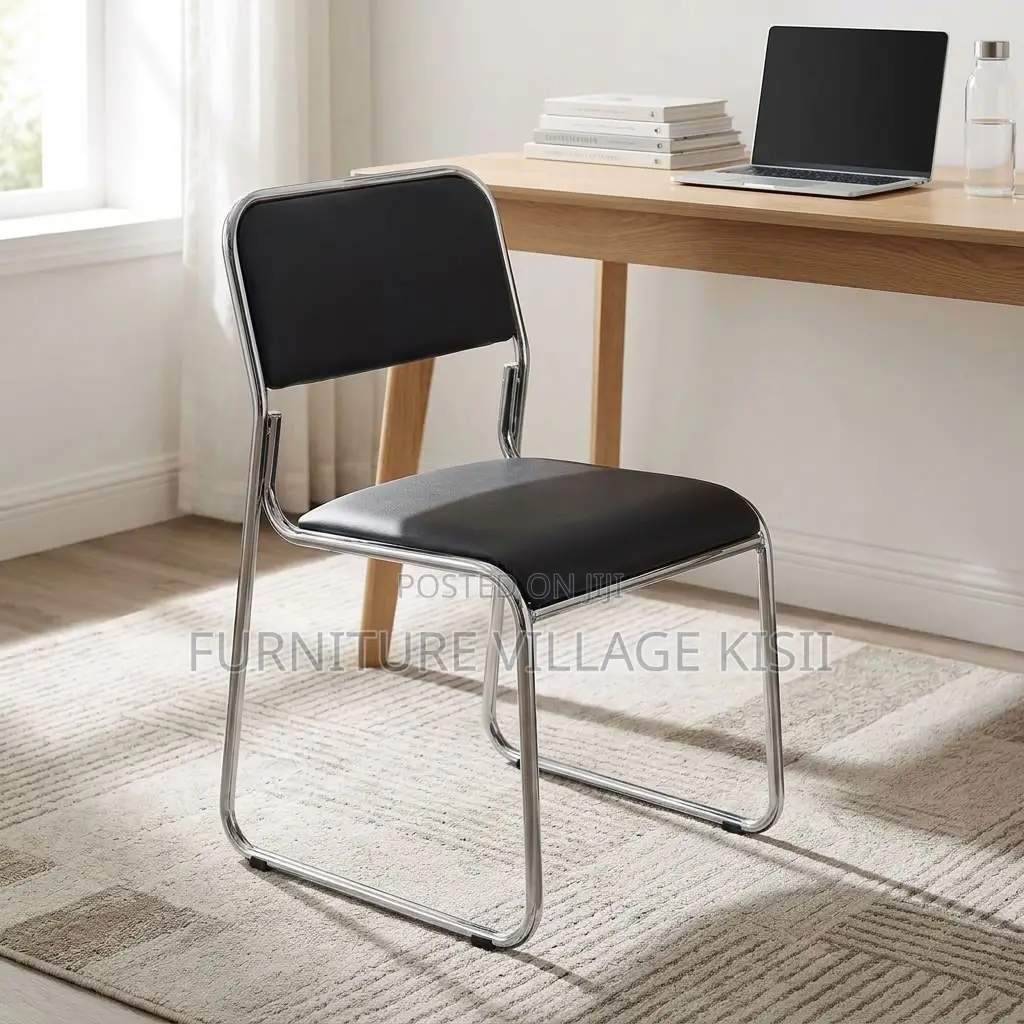 Low Back Leather Visitor Chair