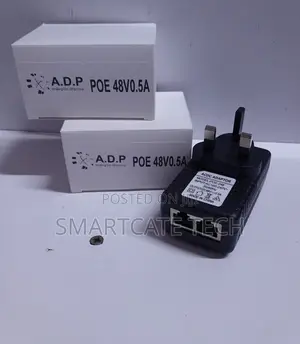 48V PoE Injector Adapter – Passive Ethernet Power Supply