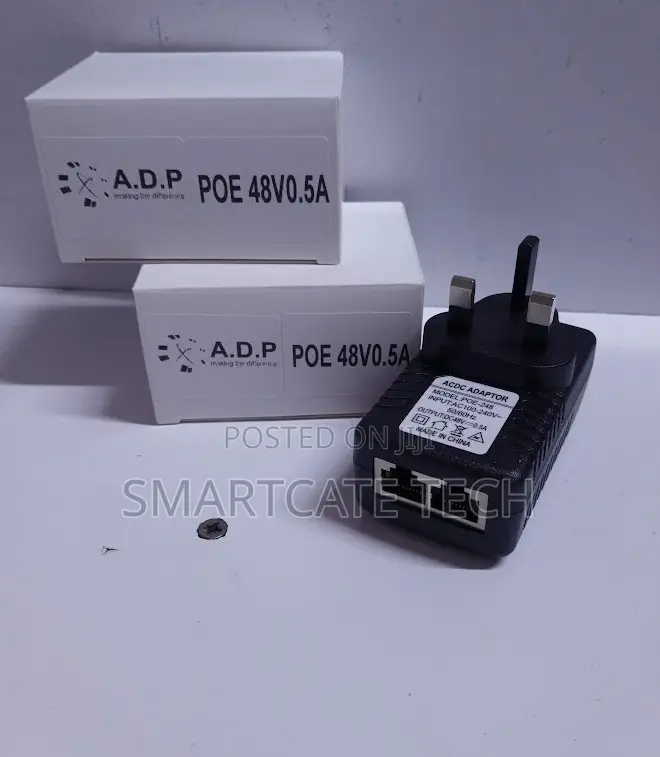 48V PoE Injector Adapter – Passive Ethernet Power Supply