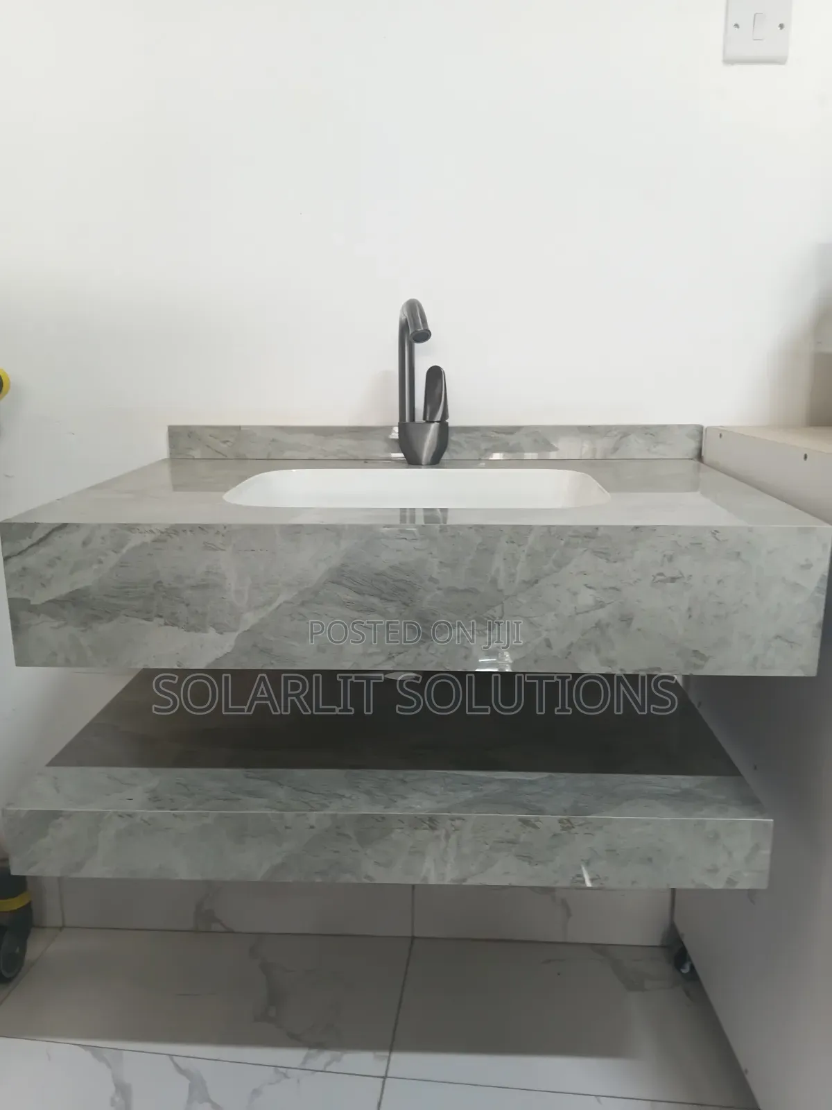 Modern Undermount Ceramic Bathroom Basin Sink – White Rectangular