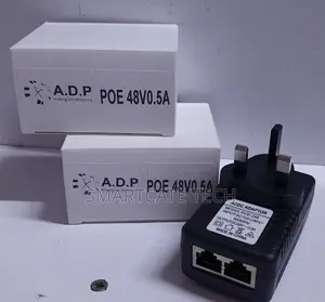 48V Ethernet PoE Injector Adapter for Network Devices