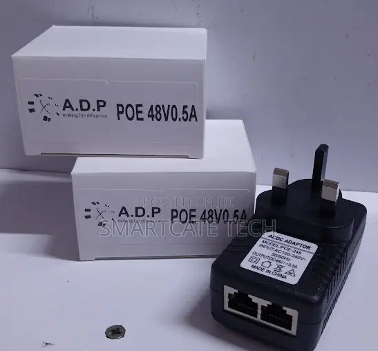 48V Ethernet PoE Injector Adapter for Network Devices