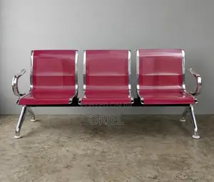 3-LinkMetallic WaitingBench – Durable Office Reception Guest Seating
