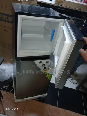 Decho Black Double-Door Upright Cooler/Freezer