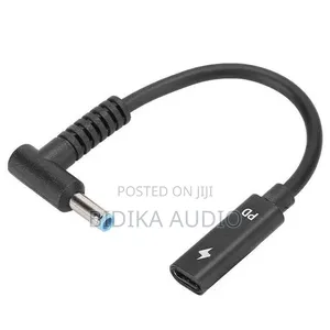 USB C to DC Adapter, Type C Female Input to 90 Degree