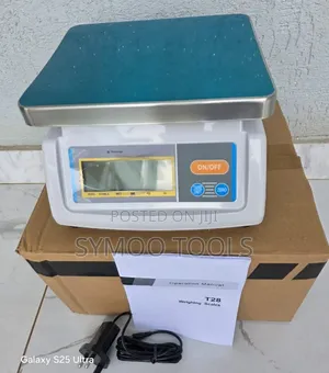 T-Scale T28 Digital Bench Scale With Front-Facing LCD Digital Display