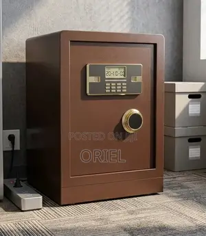 60kg Brown Digital Fireproof Safe – HeavyDuty Security Box