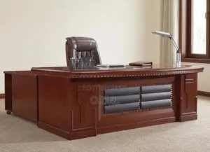 Classic Mahogany Corporate Furniture – Elegant Executive Office Set