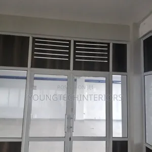 Aluminium MDF and Glass Partition
