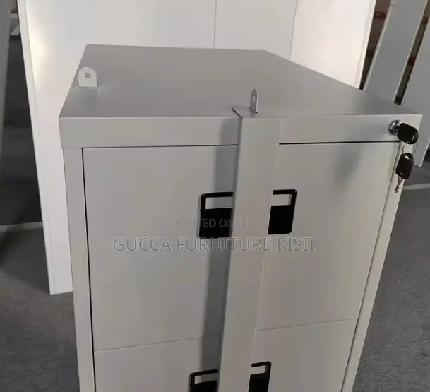 4 Drawer Vertical File Box With Vertical Bar
