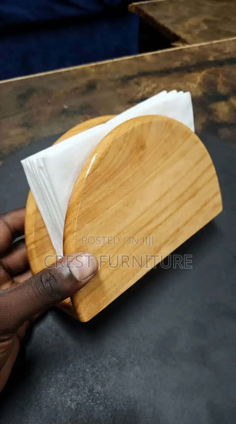 Wooden Serviette Napkin Holder