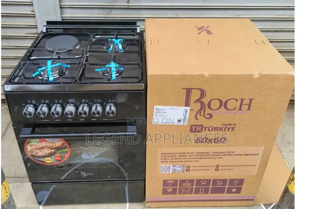 Roch 60*6o Standing Cooker 3+1