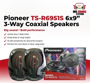 Pioneer 6 by 9 Oval Speakers Ts-R6951s