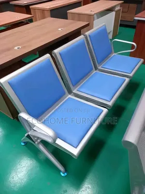 3-Seater Waiting Area Chair – Airport, Hospital Reception