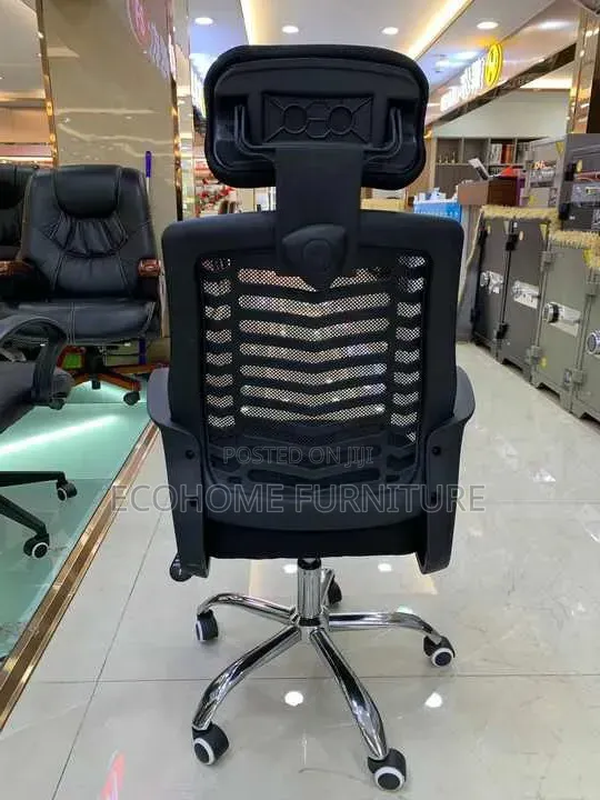 Executive Mesh Office Chair With Headrest Adjustable Height