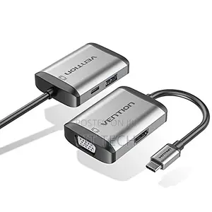 Vention Type-C to HDMI/VGA/USB 3.0/Pd 4-in-1 Multiport Converter