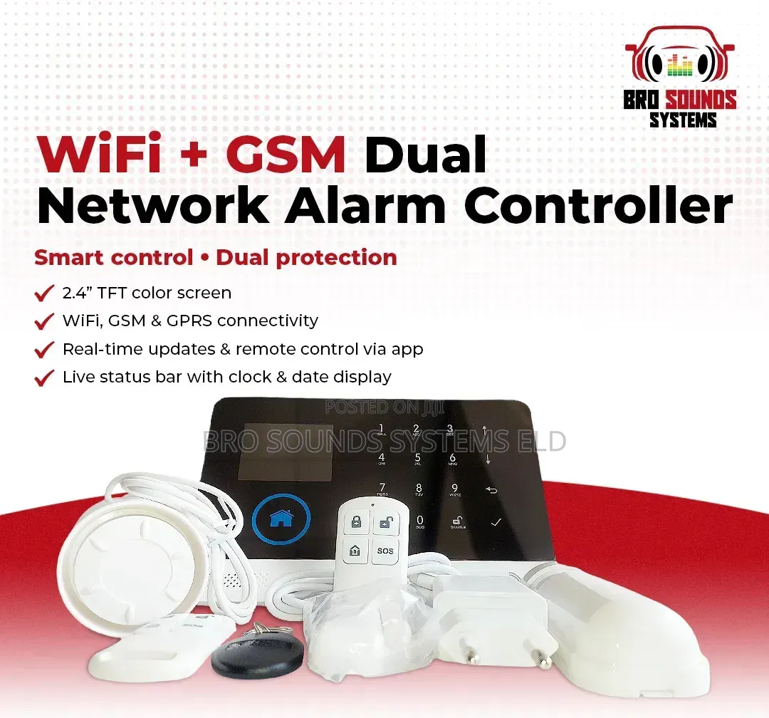 App Domestic Security Alarm System With GSM / Wifi for House / Office