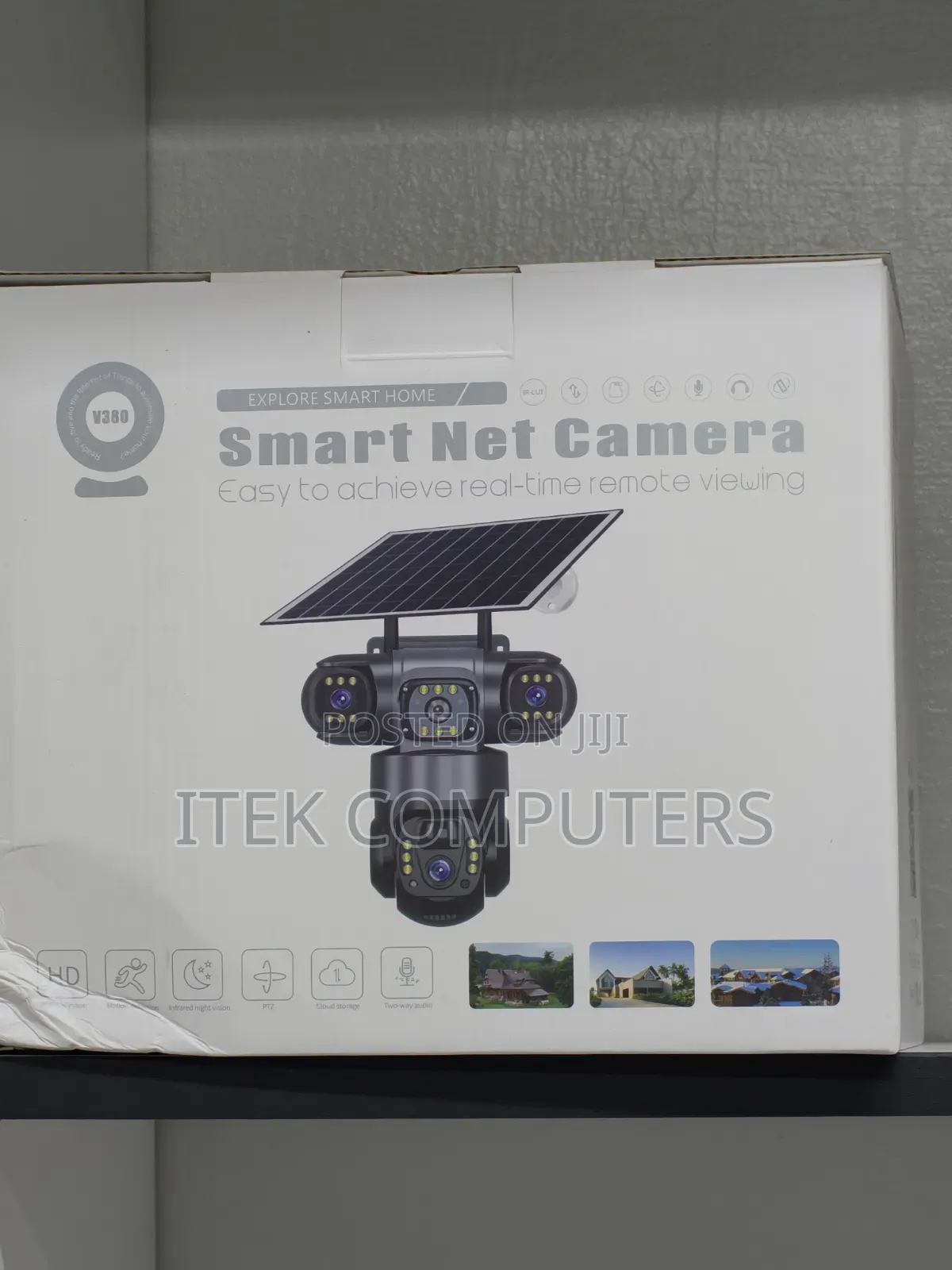 4G Triple Lens Security Camera With Motion Alarm Alerts