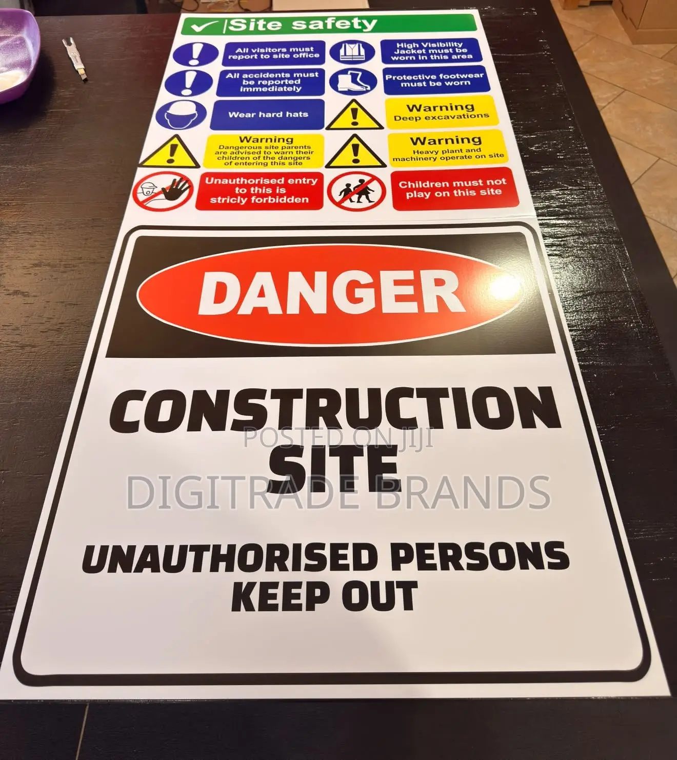 Custom Warning Signs
