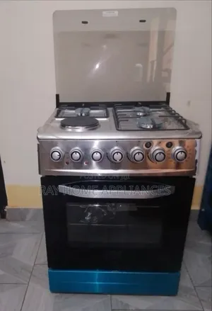 Sarahtech 60*60cm 3gas+1electric Plate Standing Cooker With Rotisserie