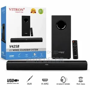 Vitron V42SB 2.1 Channel Soundbar – 6000W PMPO