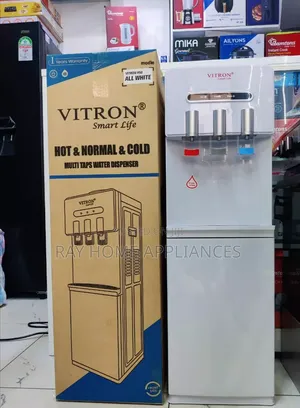 Full White 3 Taps WATER DISPENSER