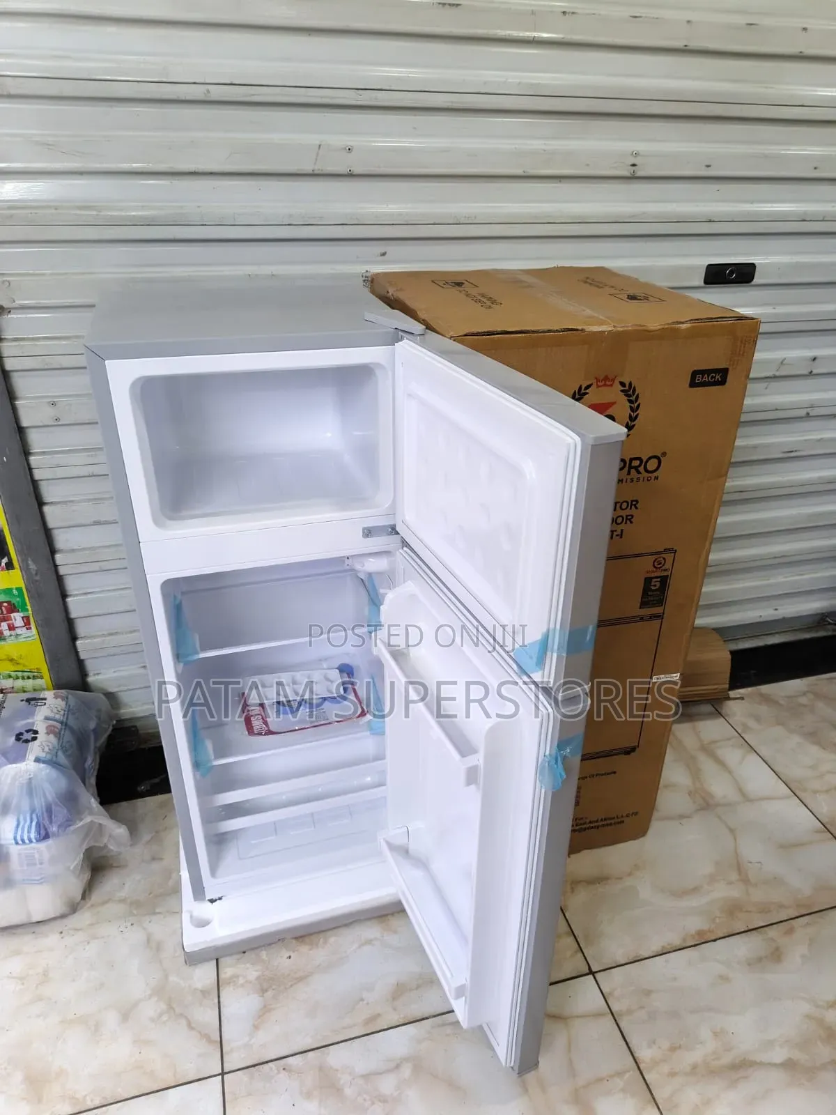 Smartpro Mini Double Door Fridge 95ltrs