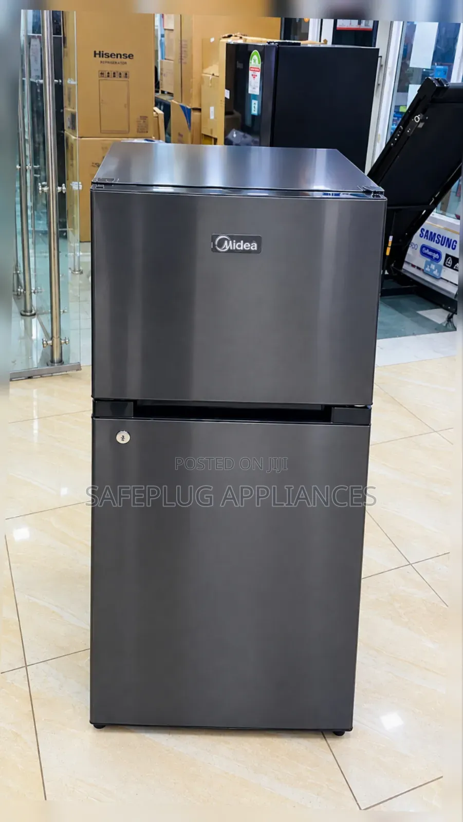 Midea MDRT187FGG28 127 Litres Double Door Refrigerator |