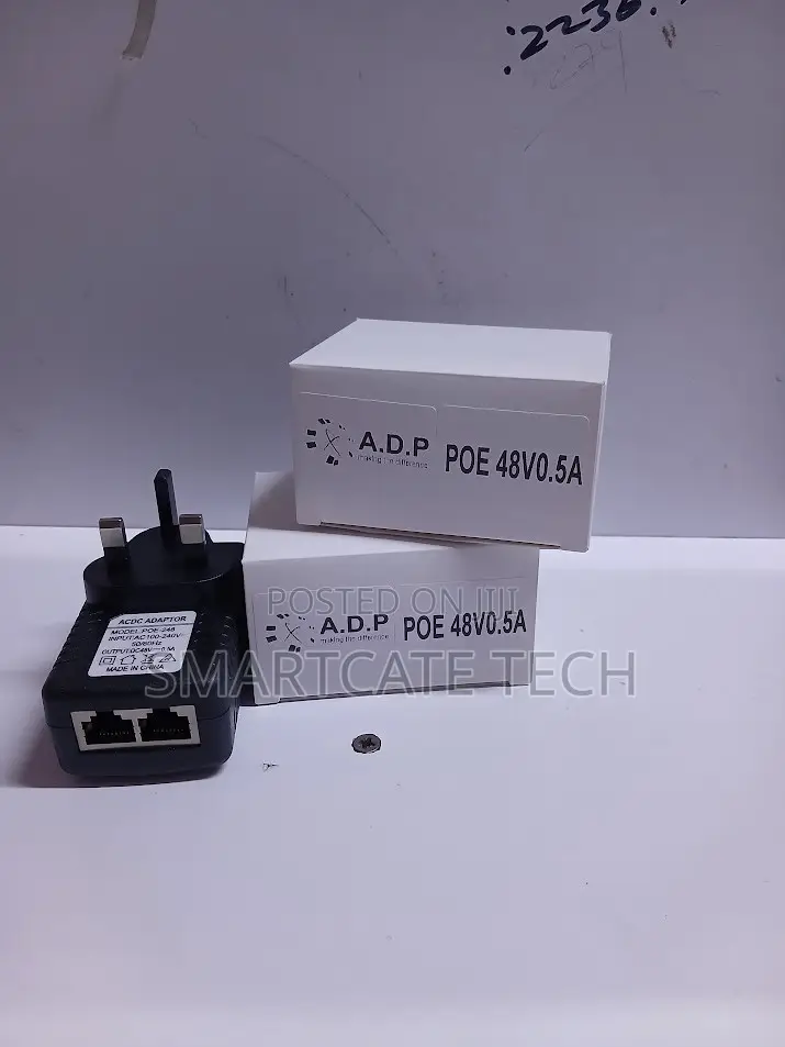 48V LAN PoE Injector Adapter for Network Equipment