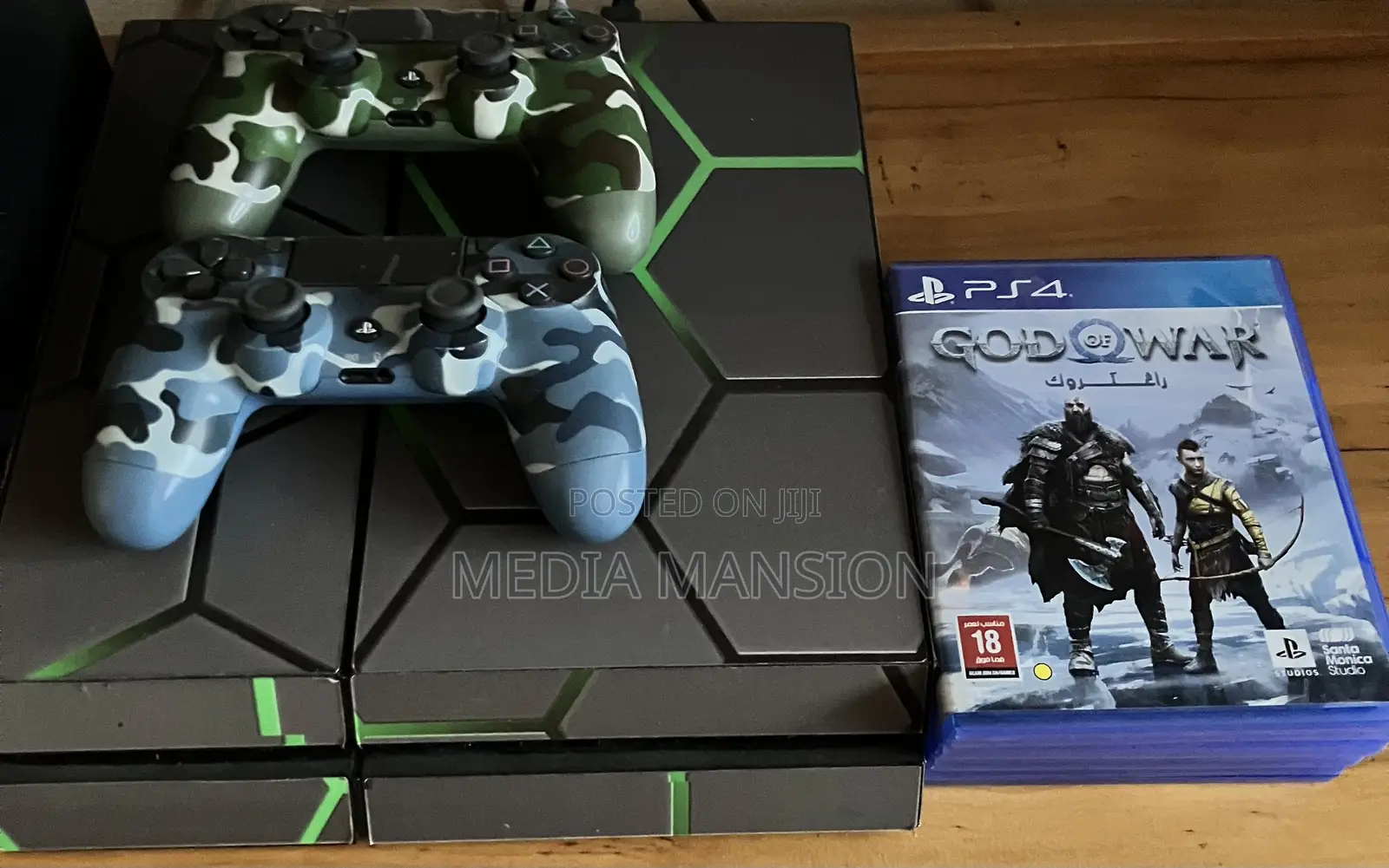 Title: PS4 500GB + 2 Wireless Controllers + 3 Games