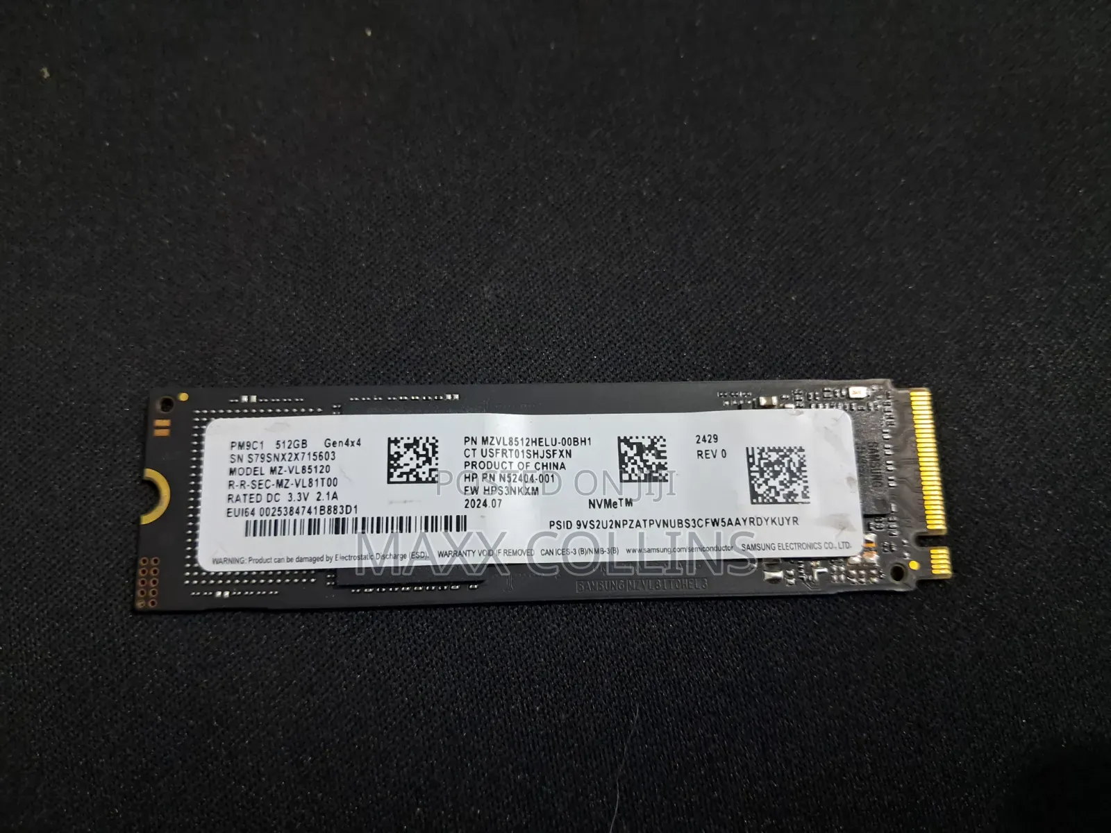 Samsung Pm9c1 512gb Nvme M.2 SSD (Gen4)