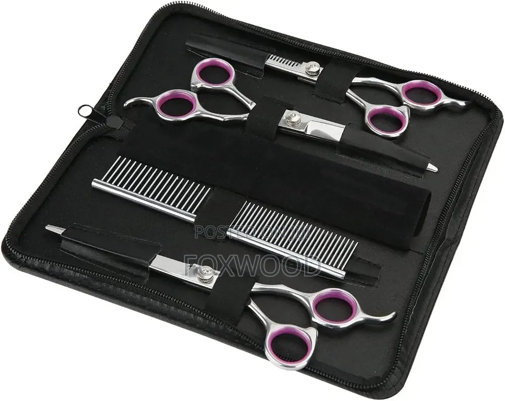 Pet Cat Dog Grooming Scissors Set 4 Pieces