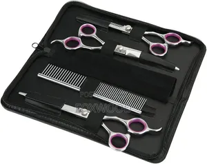 Pet Cat Dog Grooming Scissors Set 4 Pieces
