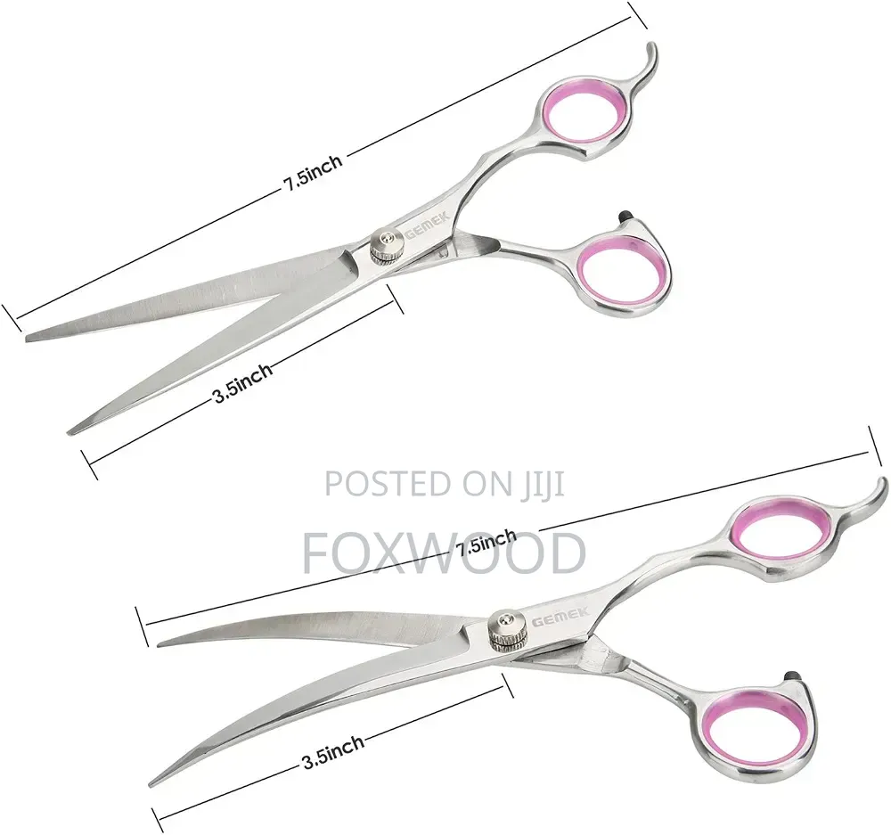 Pet Cat Dog Grooming Scissors Set 4 Pieces