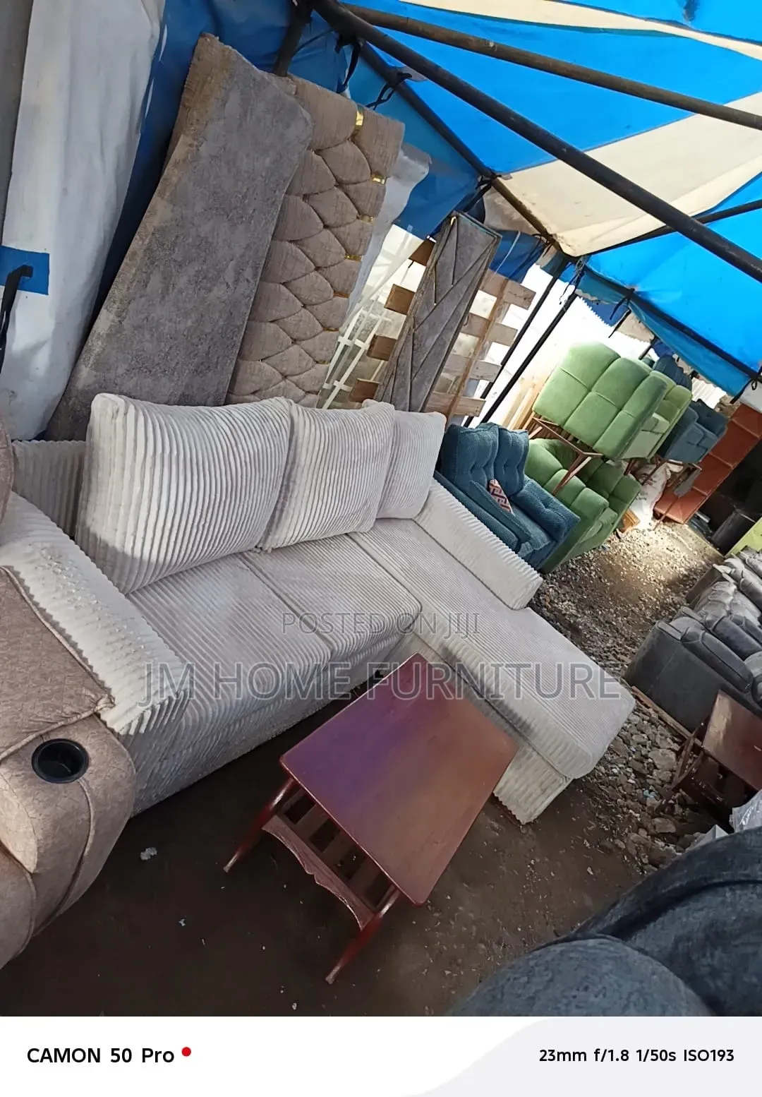 Modern Pilo Sofa 6 Seator and a Coffee Table