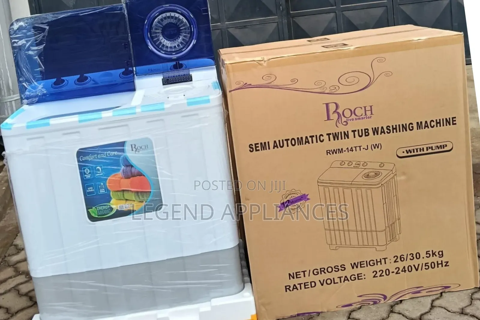 Roch Washing Machine 11 KGS Twintub