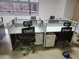 *4-Seater Office Partition Desk/ Working Station