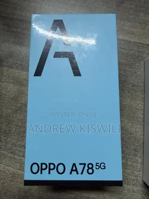 New Oppo A78 5G 128 GB Black
