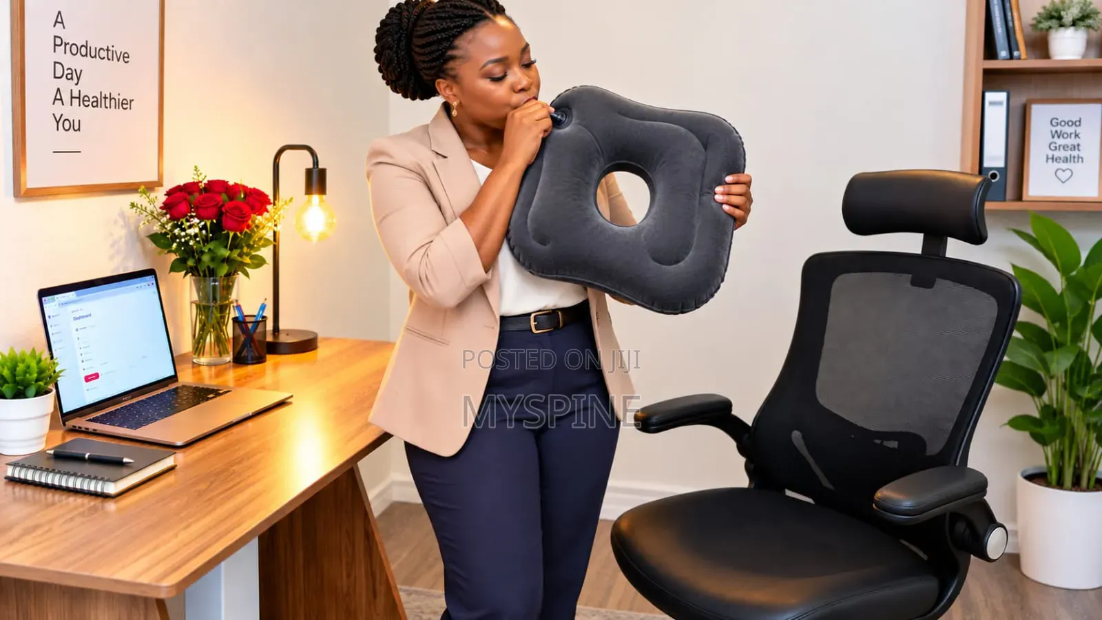 Inflatable Orthopedic Donut Cushion