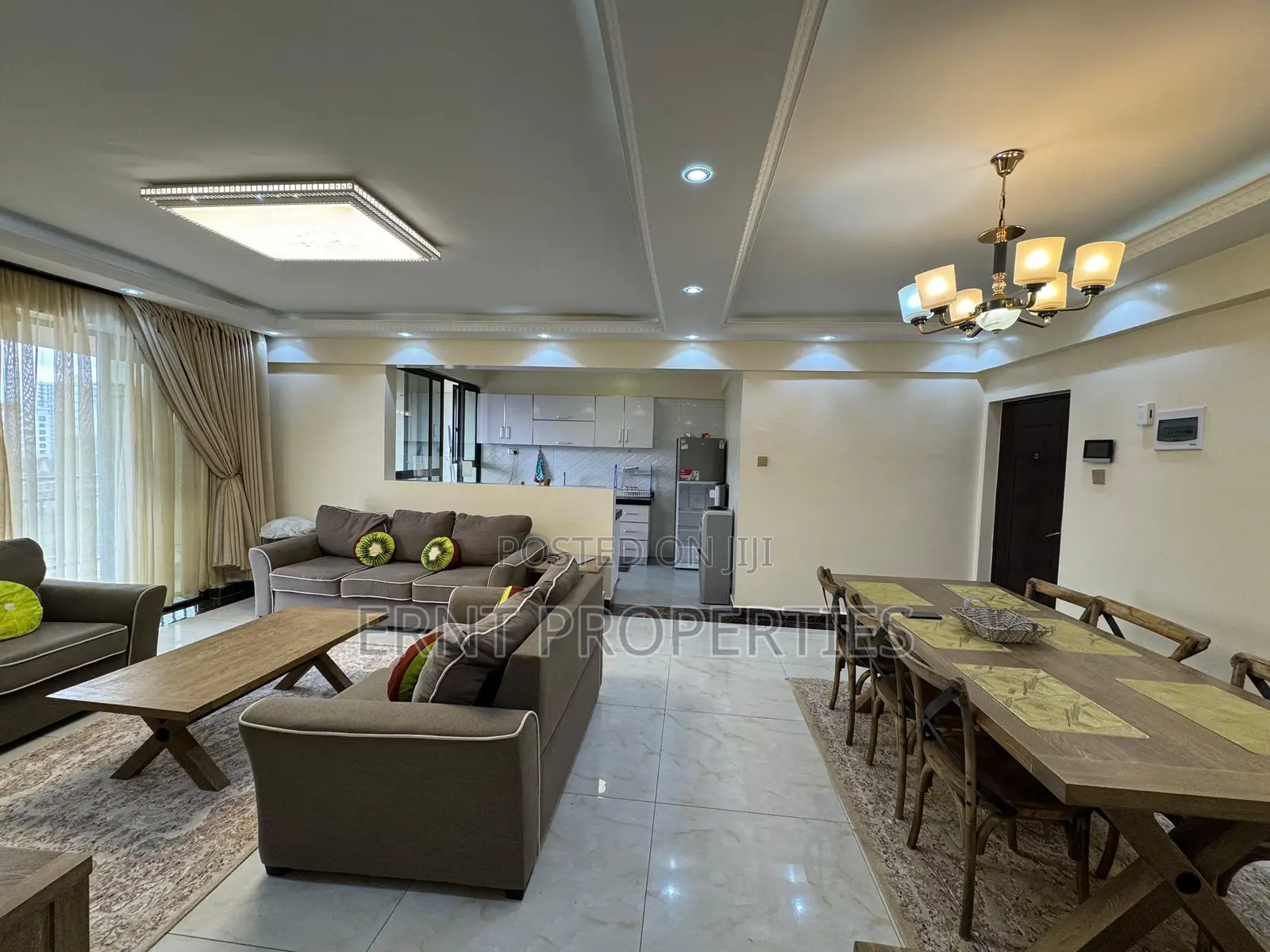 Furnished 3bdrm Apartment in Kilimani for rent