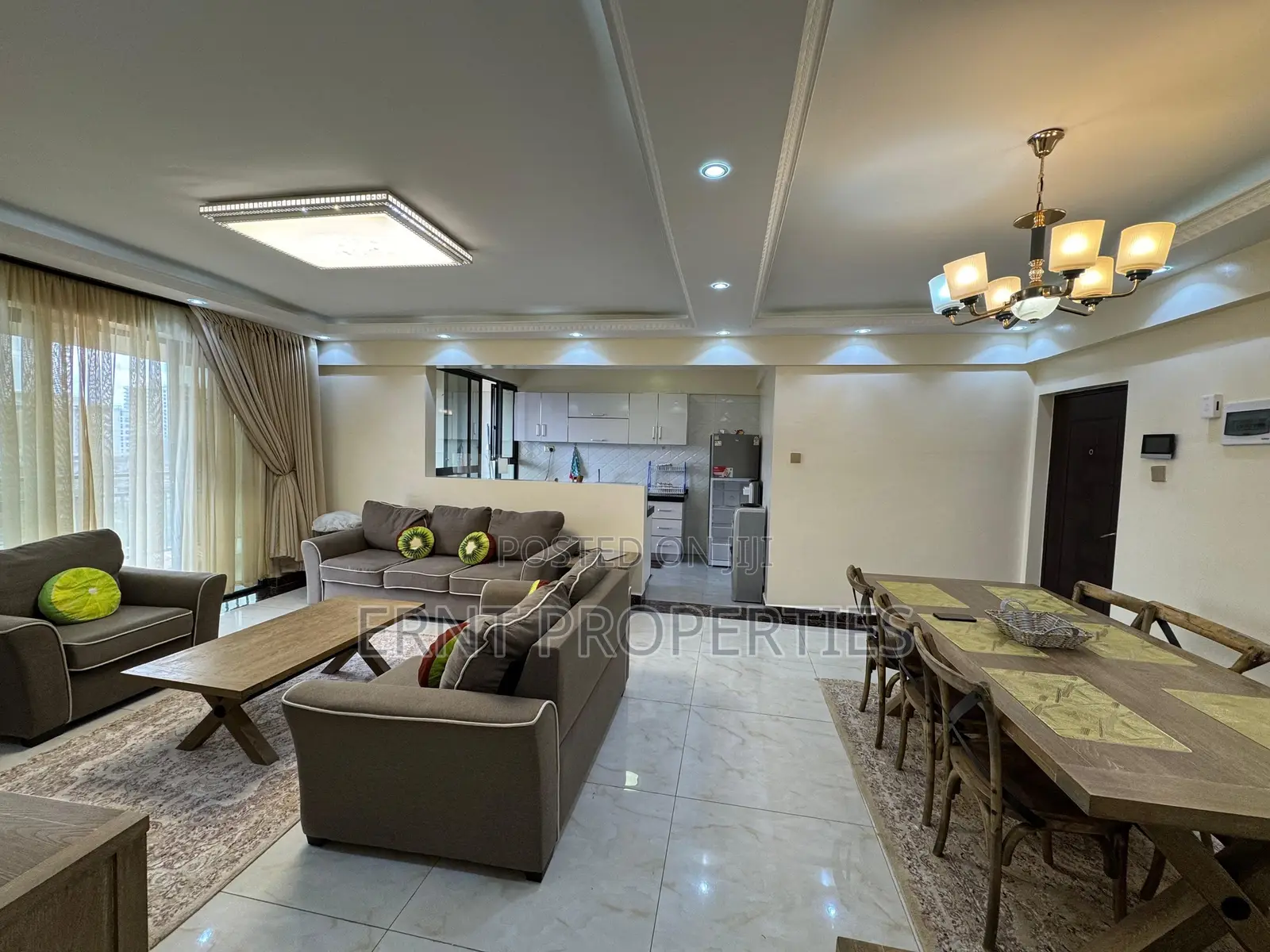 Furnished 3bdrm Apartment in Kilimani for rent