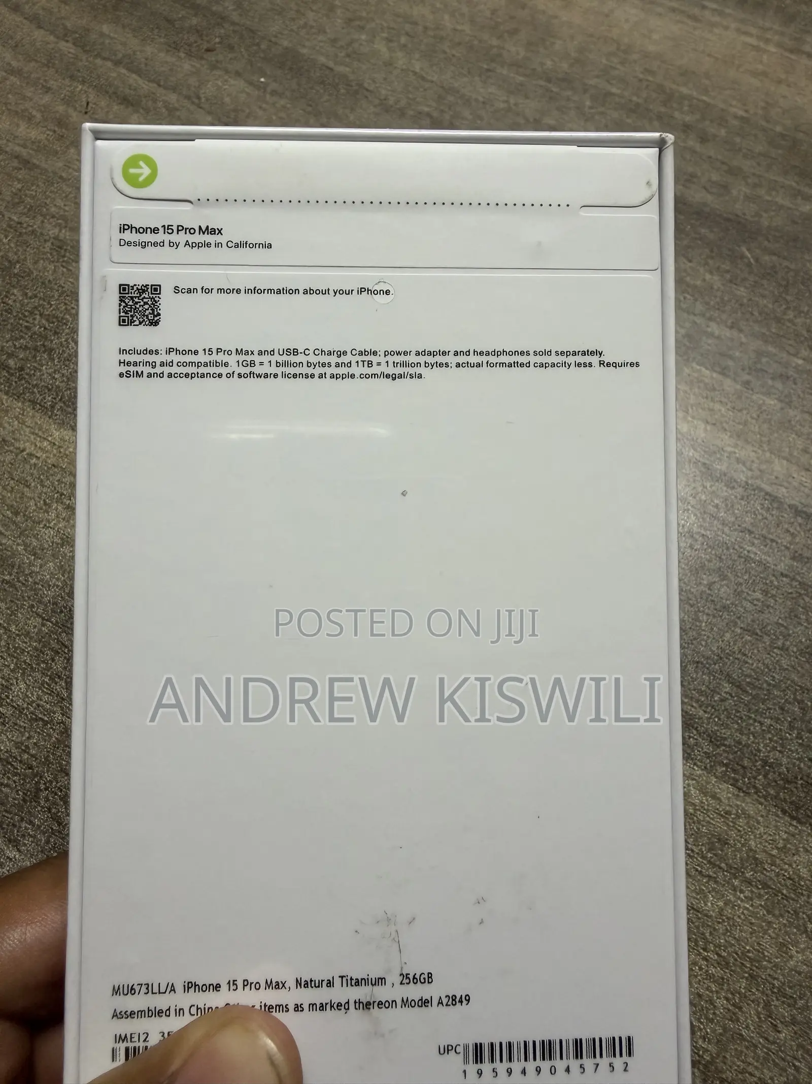 Apple iPhone 15 Pro Max 256 GB