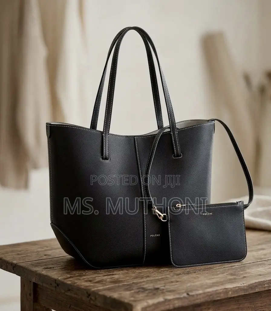 2 in 1 ( Tote + Wallet ) Polene Cyme ( Boxed )